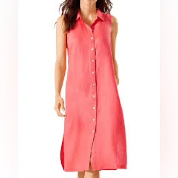 knee length dresses for ladies Tommy Bahama Women's Two Palms Double Ruffle Dress - White main image 0